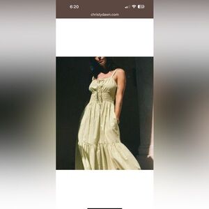 Christy Dawn Zuri Dress in Lemongrass